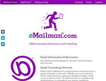 Tablet Screenshot of emailman.com